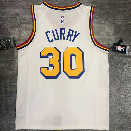 Camisa Stephen Curry Masculina Branca Versão Jogador – Edição Clássica San Francisco