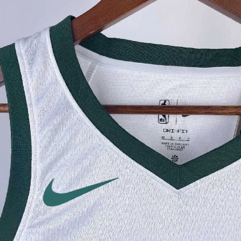 Camisa branca masculina Damian Lillard 2023, time titular