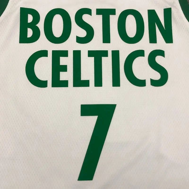 Men’s Jaylen Brown White 2020-21 Swingman Player Version Jersey – City Edition