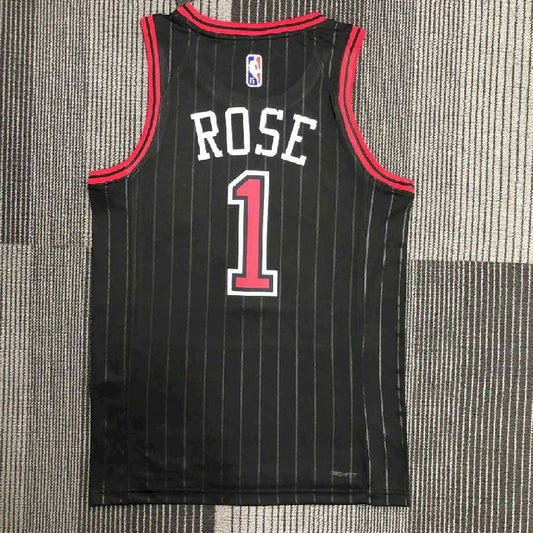 Camisa preta Derrick Rose masculina – Edição Statement