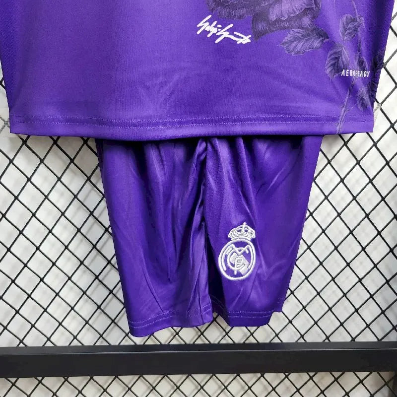 Kit Infantil Edição Especial Real Madrid 2024/25 Y 3 Rosa