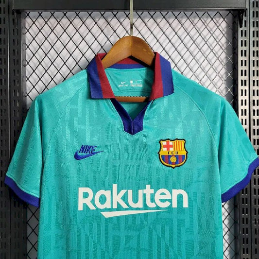 Terceira camisa retrô do Barcelona 2019/20