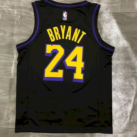 Camisa masculina Kobe Bryant 2020-21 preta versão Swingman – Noche Latina