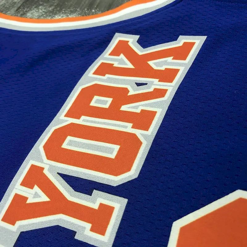 Camisa masculina RJBarrett azul 2020-21 Swingman versão jogador – Edição Ícone