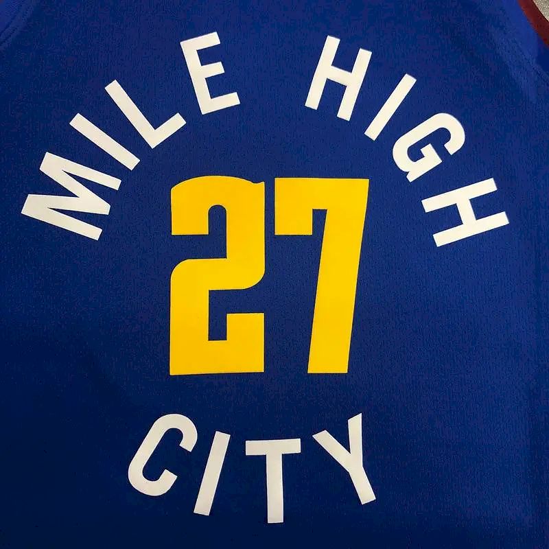 Jamal Murray Men’s Blue Player Version Jersey- City Edition