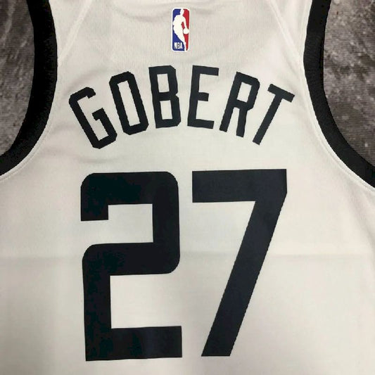 Camisa Rudy Gobert Branca Masculina – Edição Cidade