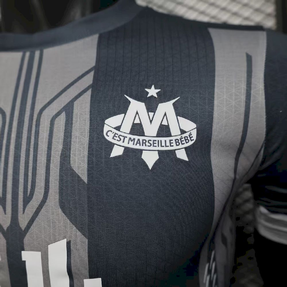 Olympique de Marseille 2025/26 Grey Jersey Player Version