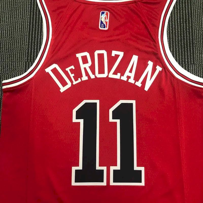 Men’s Demar DeRozan Red Team Jersey – 75th Anniversary Edition