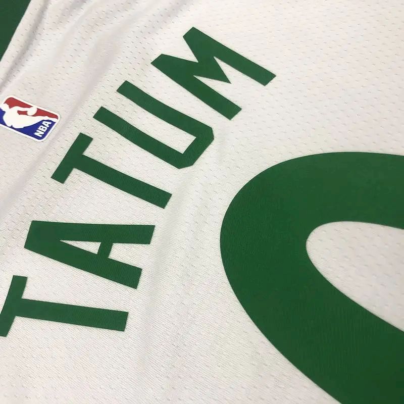 Men’s Jayson Tatum White 2020-21 Swingman Player Version Jersey – City Edition