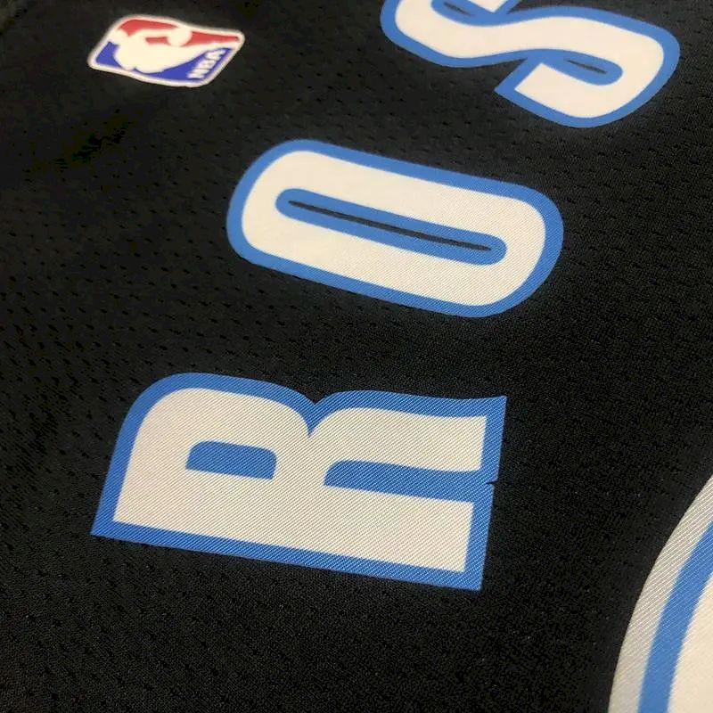 Camisa preta masculina Derrick Rose Swingman – Edição Clássica
