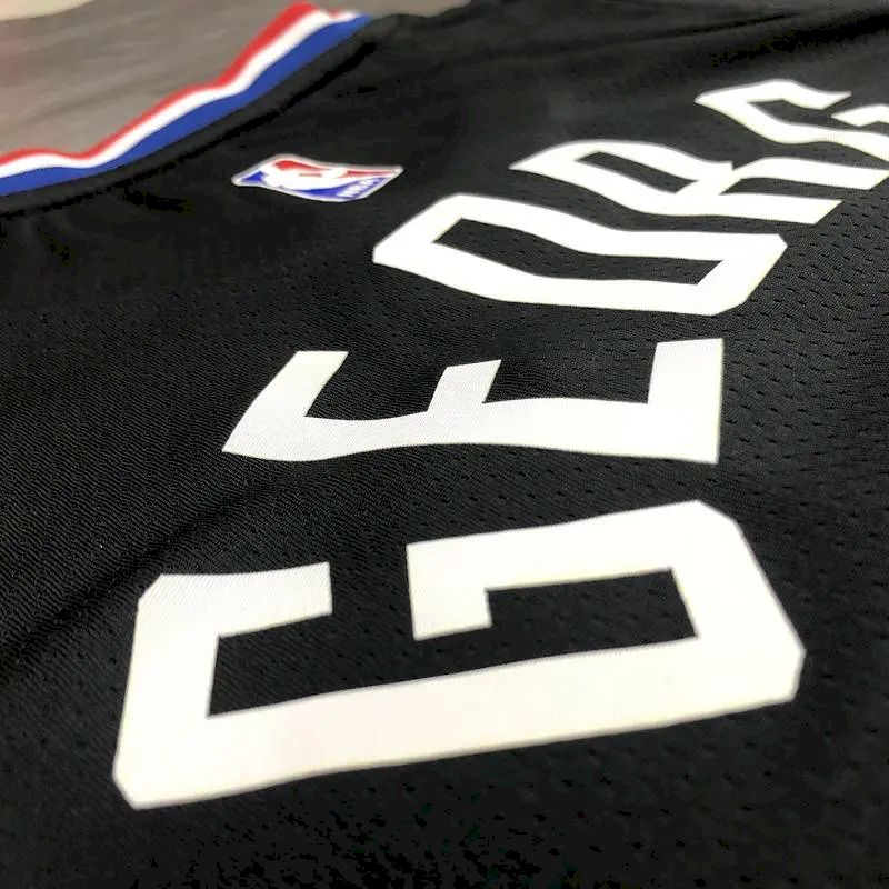 Paul George Men’s Black Player Version Jersey - City Edition