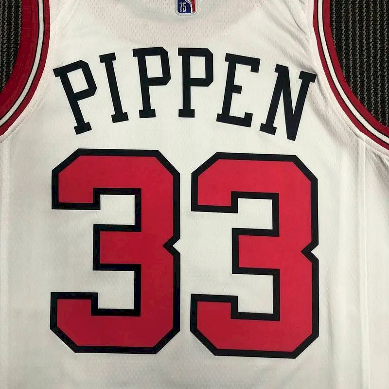 Camisa Scottie Pippen Branca Masculina – Edição de 75º Aniversário
