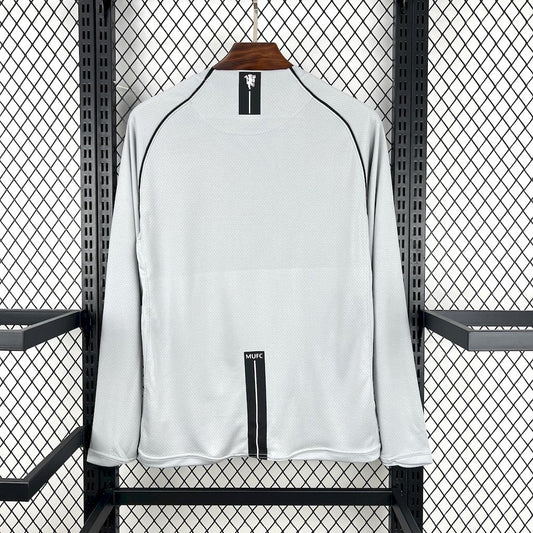 Manchester United 2007/08 Grey Goalkeeper Long Sleeves Retro Jersey