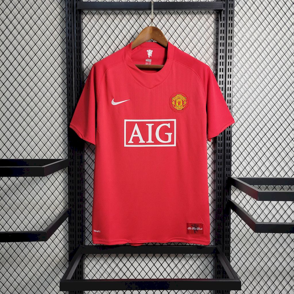 Camisa retrô do Manchester United 2007/08