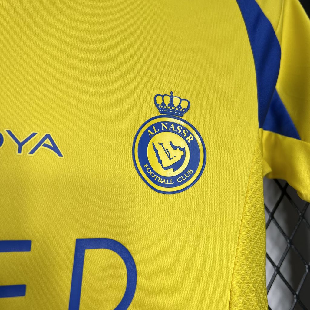 Al-Nassr FC 2024/25 Home Kids Kit