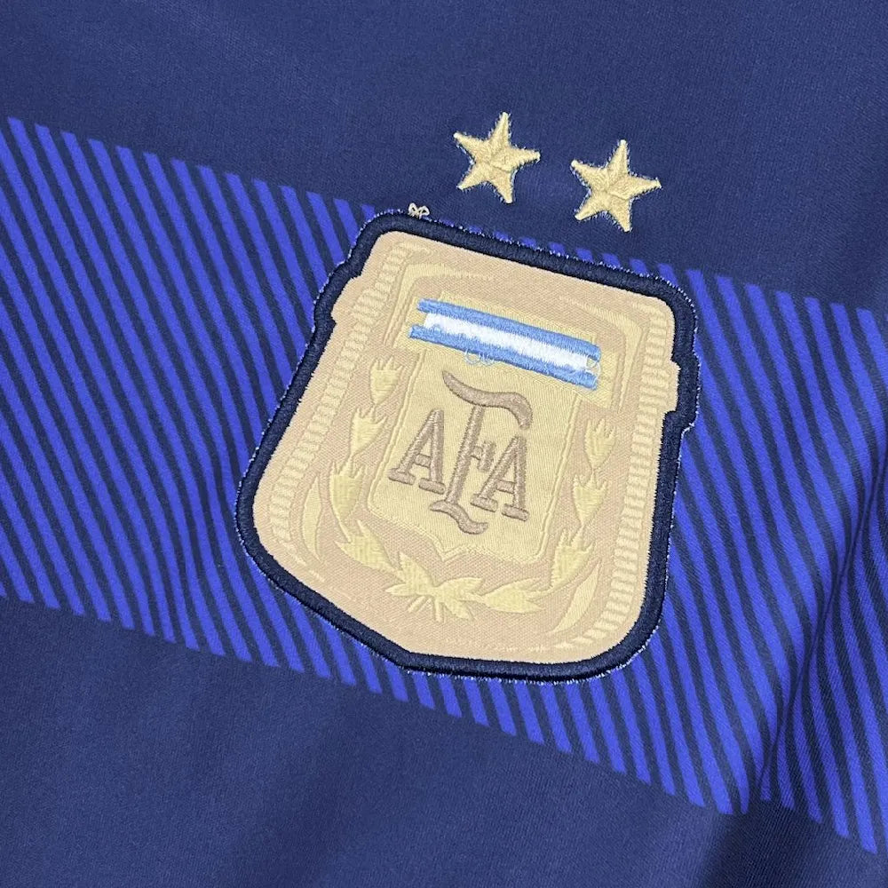 Argentina 2014 Away Long Sleeves Retro Jersey
