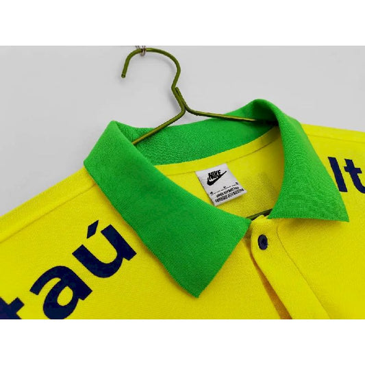Camisa Polo Amarela Brasil 2022/23 para a Temporada