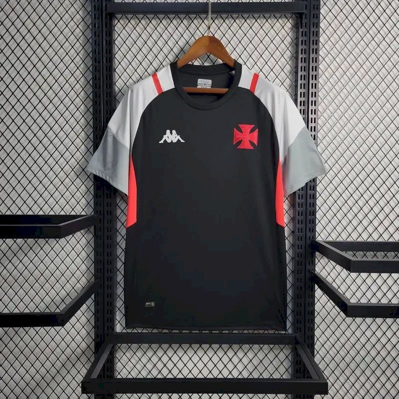 Camisa pré-jogo do Vasco da Gama 2023/24 preta