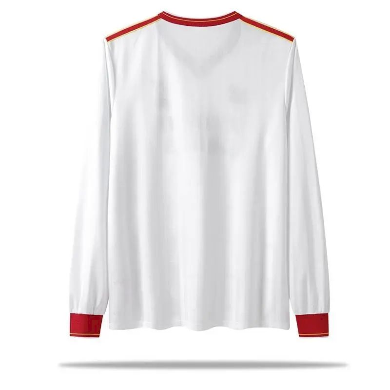 Camisa retrô de mangas compridas reserva do Liverpool 1985/87