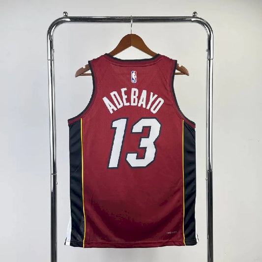 Men’s Bam Adebayo Red Team Jersey – Statement Edition