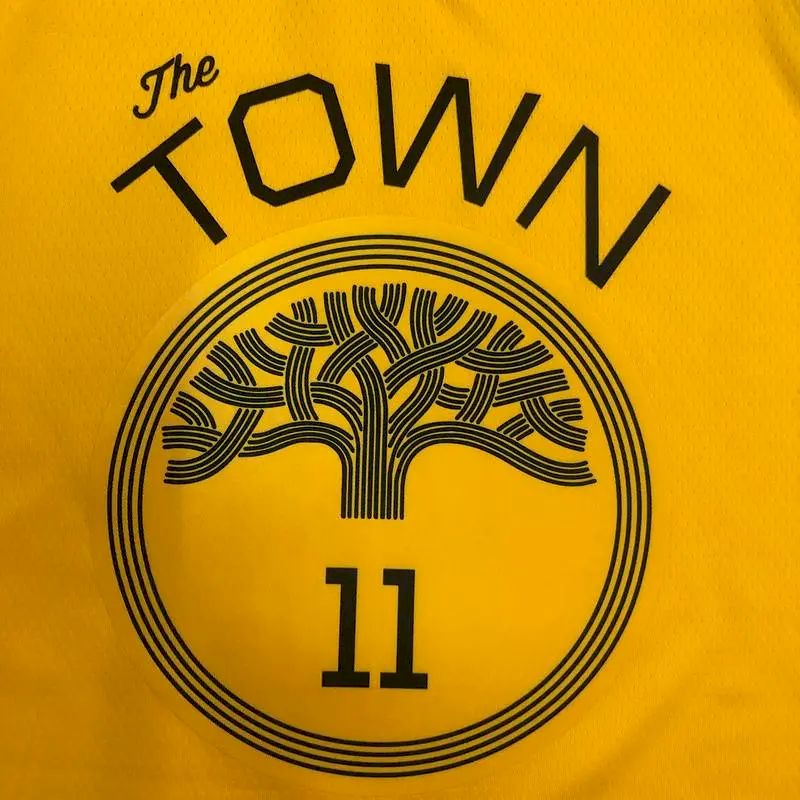 Men’s Klay Thompson V-neck Yellow Player Version Jersey – Statement Edition