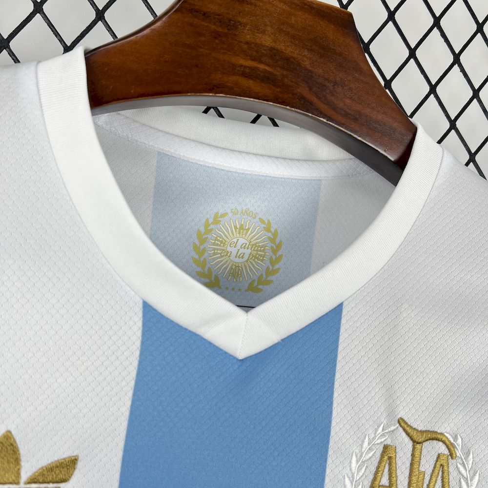 Argentina 2024/25 Adidas 50Th Anniversary Messi Jersey