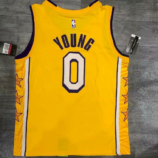 Camisa Nick Young Yellow City Edition Masculina Versão Jogador