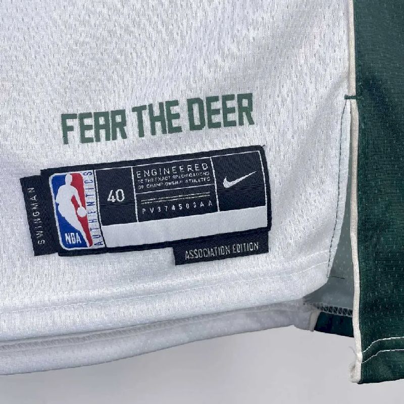 Men’s 2023 Giannis Antetokounmpo White Home Team Jersey