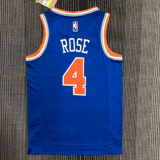 Camisa azul Derrick Rose masculina – Edição de 75º aniversário