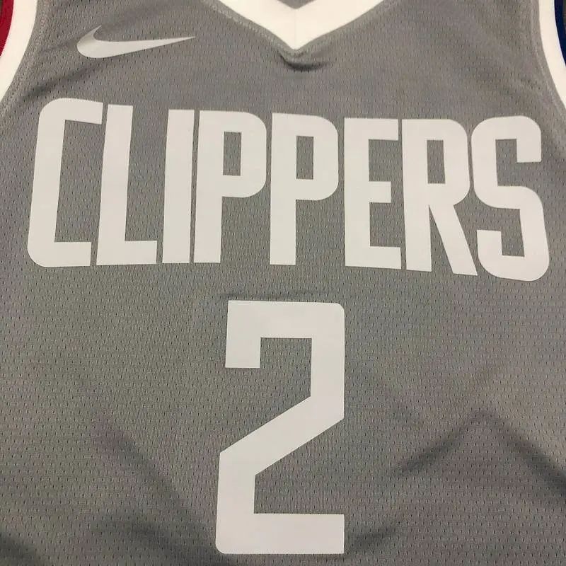 Men’s Kawhi Leonard Gray 2020-21 Swingman Player Version Jersey – Earned Edition
