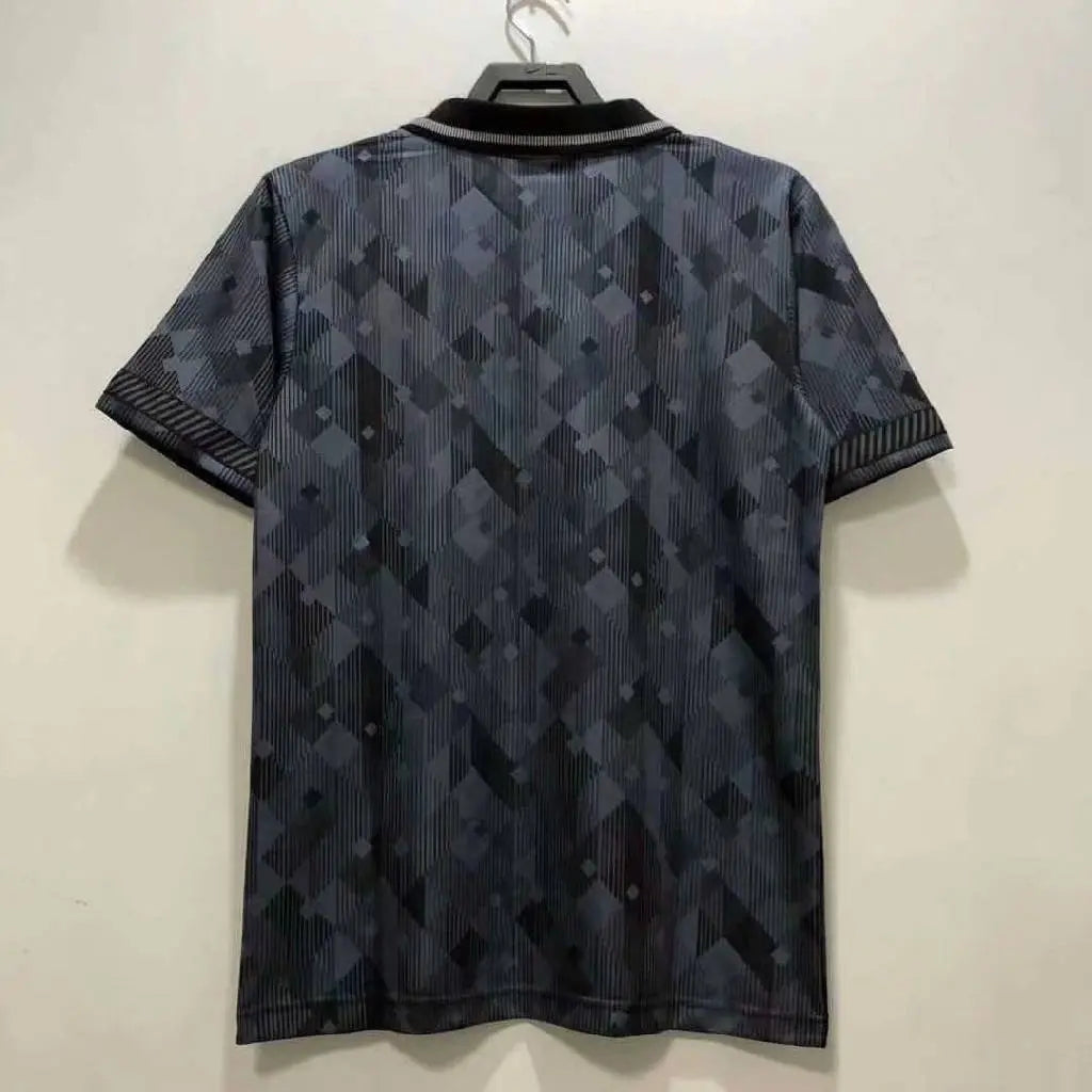 Camisa retrô Blackout da Inglaterra de 1990