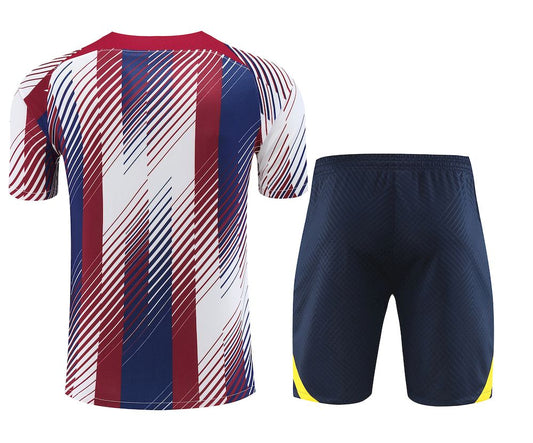 Camisa de treino adulto Barcelona 2023/24 + short 418
