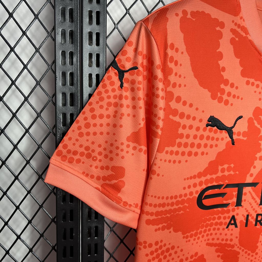 Manchester City 2024/25 Jersey Orange Color