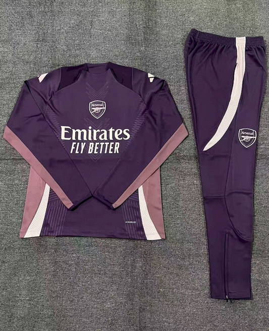 Suéter e calça infantil Arsenal 2024/25 com zíper 14001