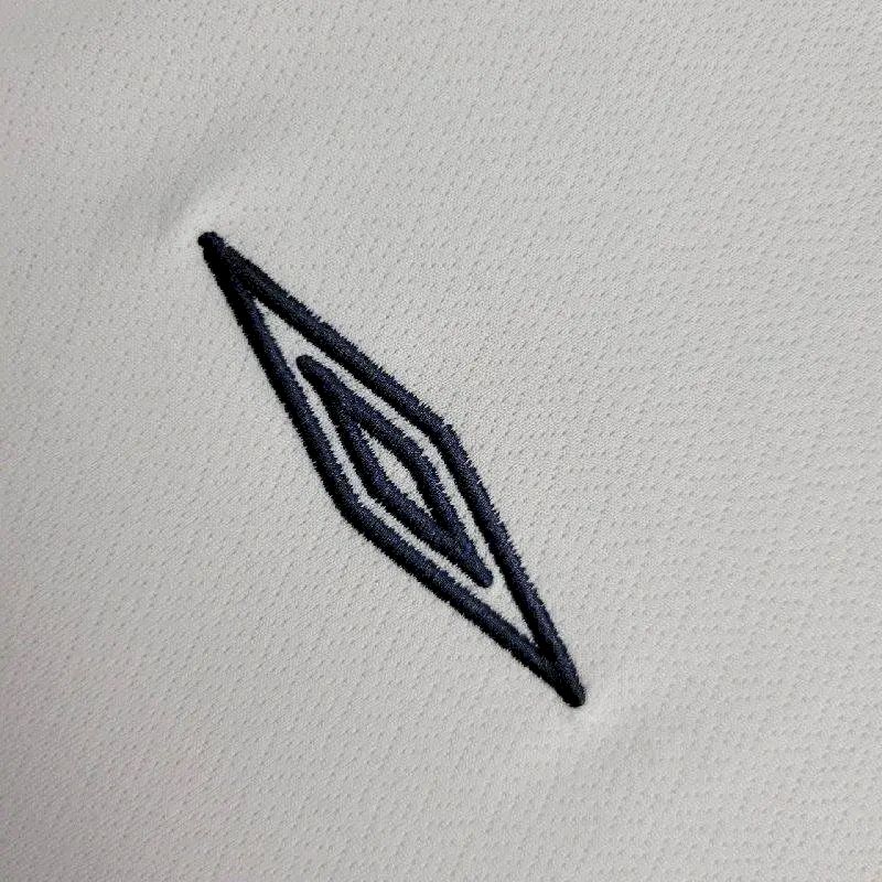 Camisa retrô de mangas compridas da Inglaterra 2005 Home