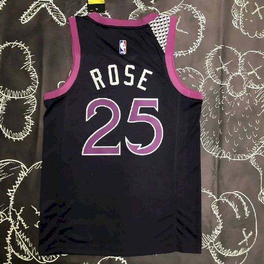 Camisa preta masculina Derrick Rose Team