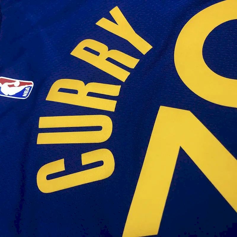 Camisa Stephen Curry Azul Masculina Versão Jogador – Edição Ícone