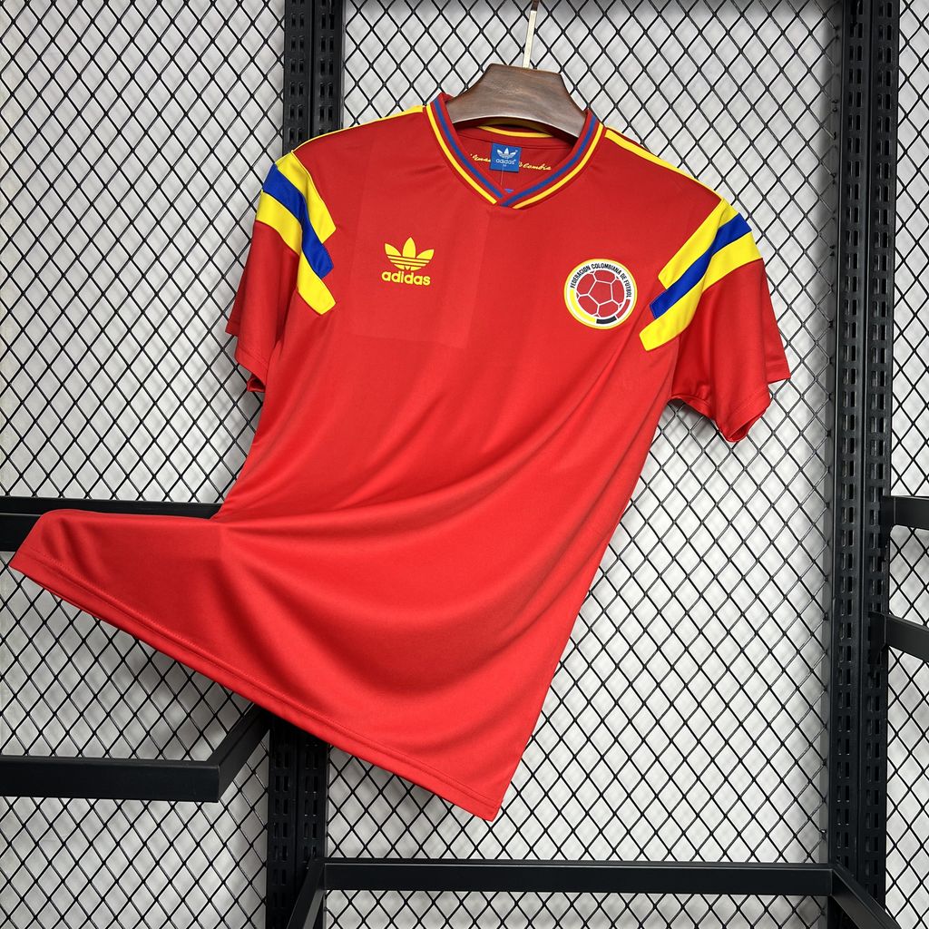 Camisa reserva retrô da Colômbia 1990