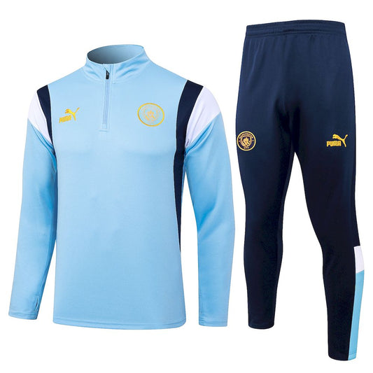 Suéter e calça Manchester City 2024/25 com zíper e meio zíper 815