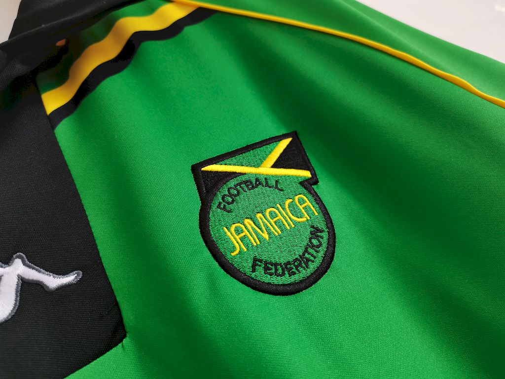Camisa retrô reserva da Jamaica de 1998