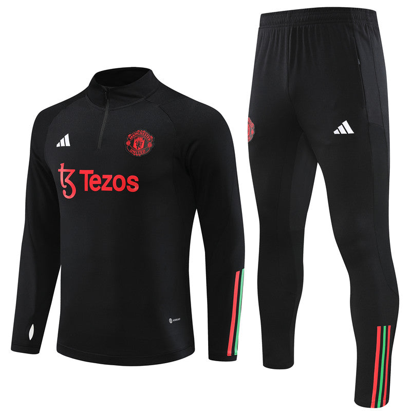 Manchester United 2023/24 Half-Zip Adult Sweater+Pant 14001