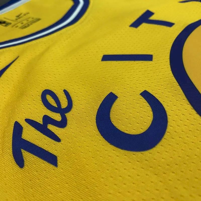 Andrew Wiggins Men’s Yellow Player Version Jersey – The City Classic Edition