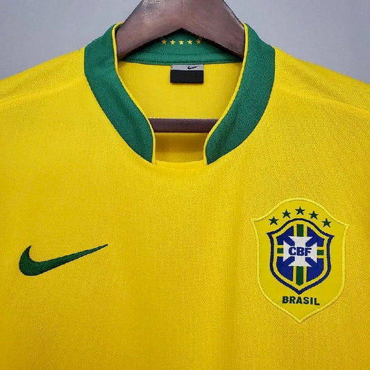 Camisa retrô do Brasil para a Copa do Mundo de 2006
