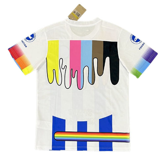 Men's Brighton & Hove Albion 2023/24 Albion Rainbow Laces Pre-Match Jersey