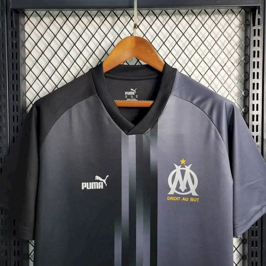 Olympique de Marseille 2023/24 Pre-Match Training Jersey Black