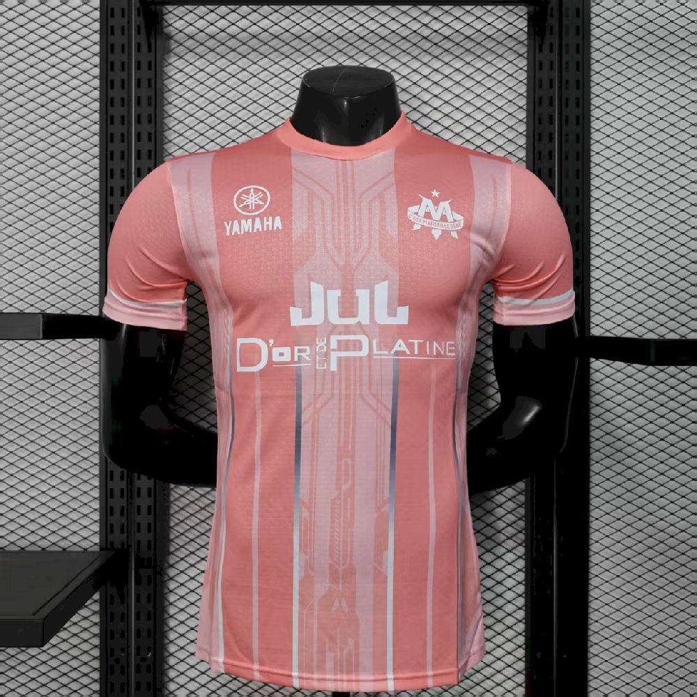 Olympique de Marseille 2025/26 Pink Jersey Player Version