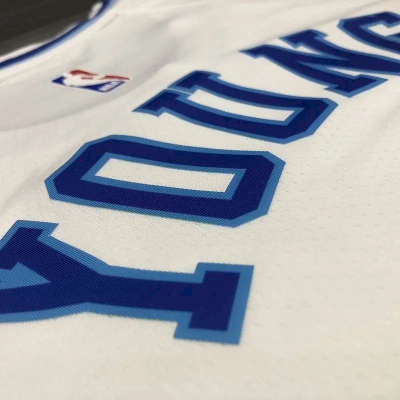 Nick Young Men’s White Player Version Jersey – Retro Classic Joint Edition