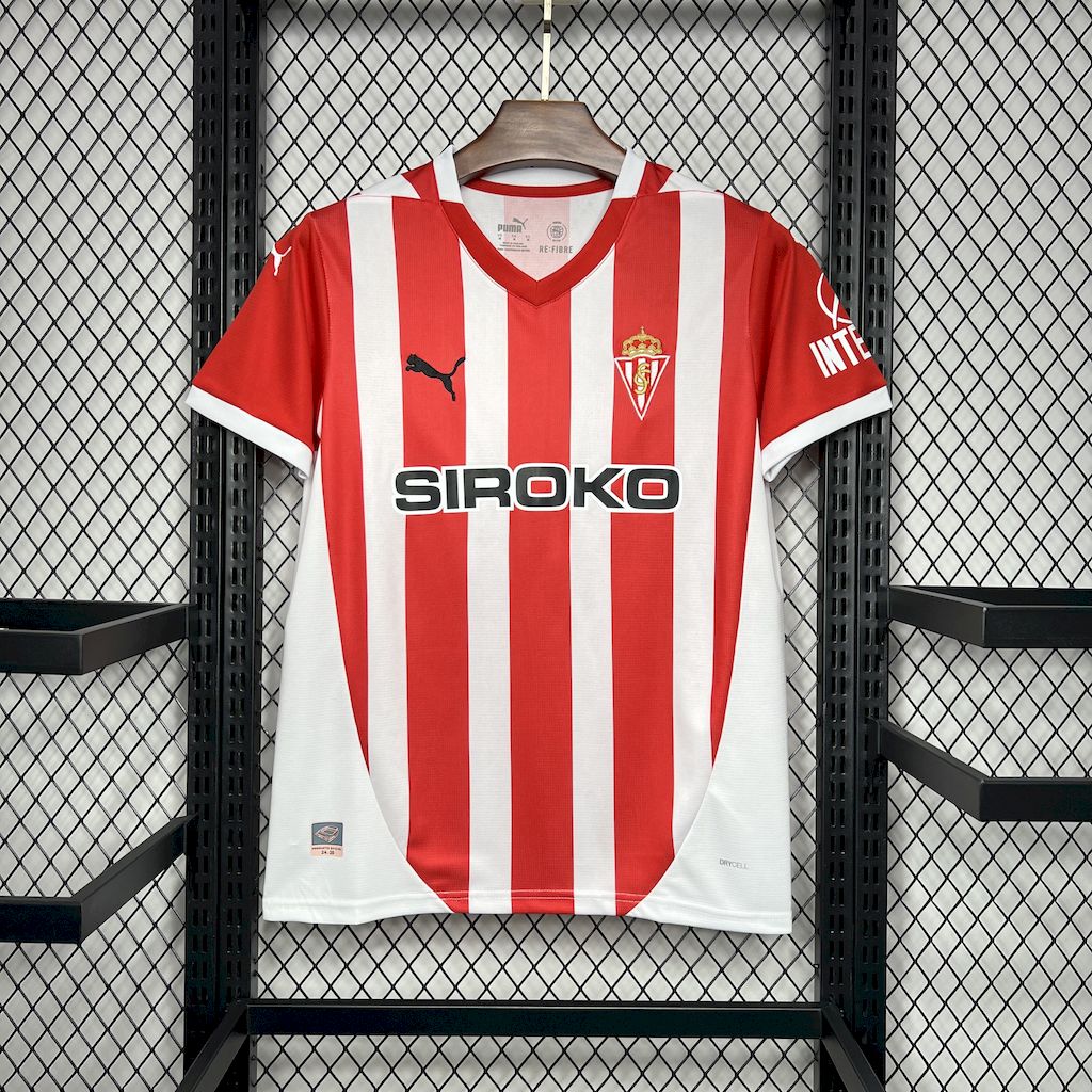 Sporting de Gijón 2024/25 Home Jersey