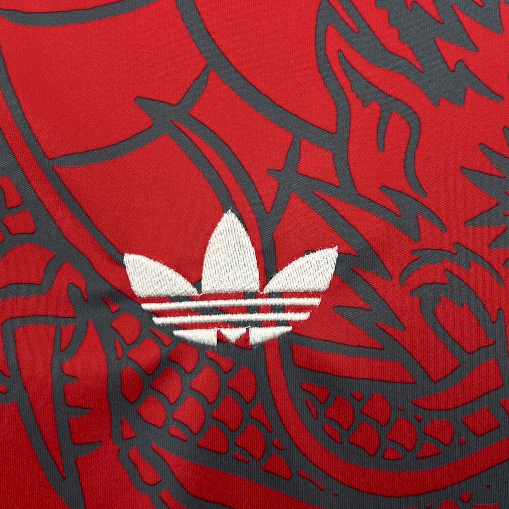 Real Madrid 2024/25 Red And Black Dragon Jersey