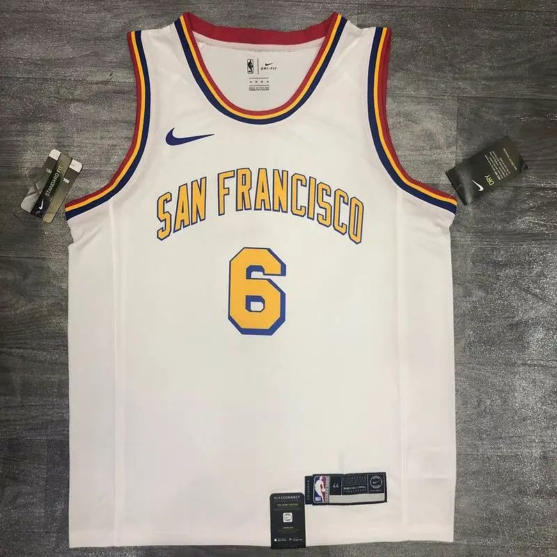 Camisa masculina Nick Young White Player Version – San Francisco Classic Edition